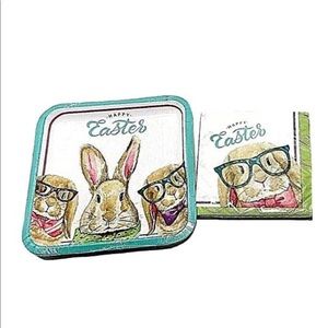 Creative Converting Easter Bunny Glasses Party Paper Bundle Set